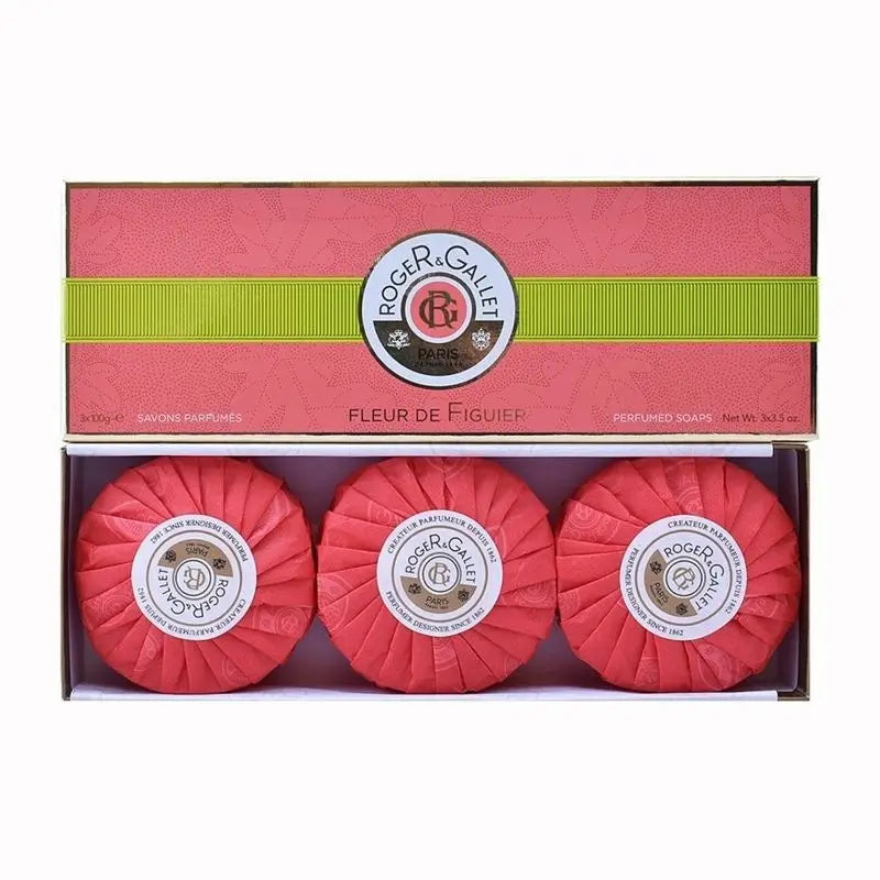 Roger & Gallet Fleuir de Figuier Hand Soap Pack 3X100 g
