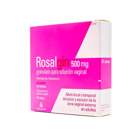 Rosalgin 500 mg Vaginal Solution 10 sachets Granules