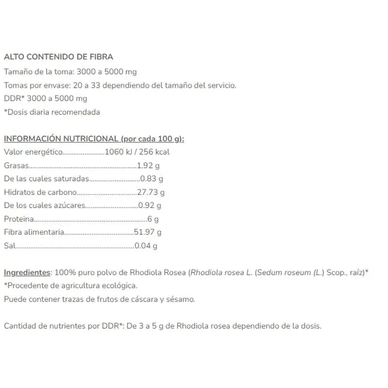 Salud Viva Rhodiola rosea 100 g Eco 