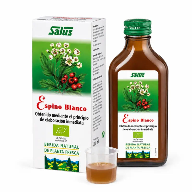 Salus Šťava z bieleho hlohu 200 ml. Schoenenberger