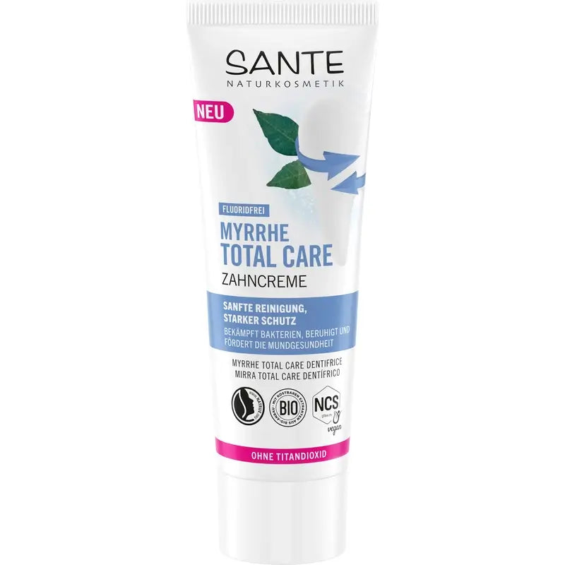 Sante Naturkosmetik Zubná pasta s myrhou bez fluóru 75 ml.