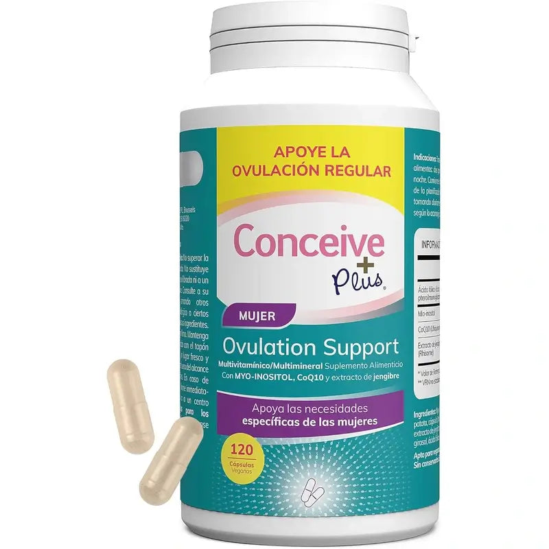 Sasmar Conceive Plus Female Ovulation, 120 Capsules