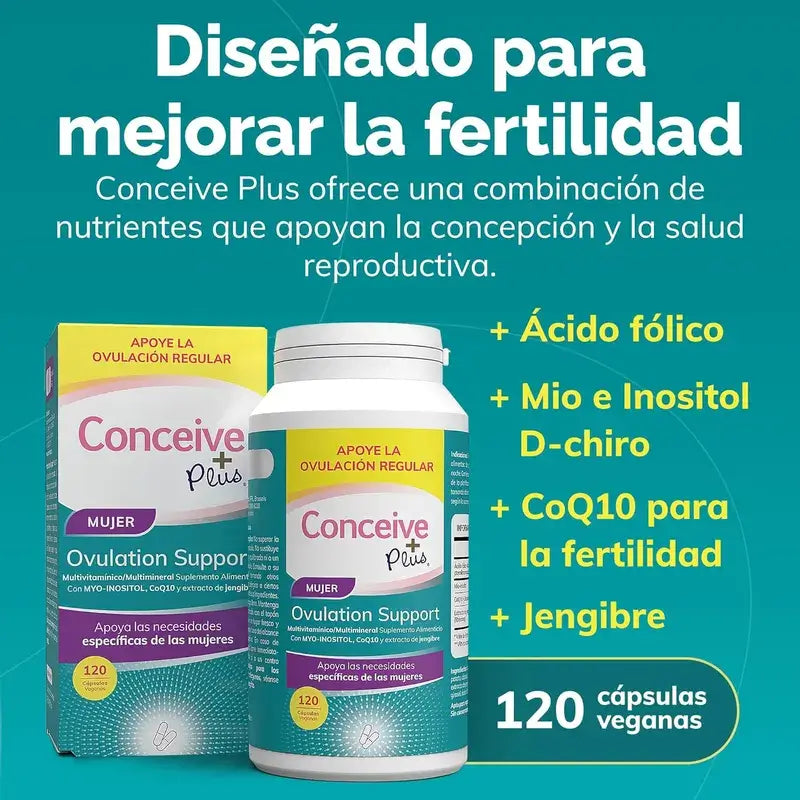 Sasmar Conceive Plus pre ženy – ovulácia, 120 kapsúl