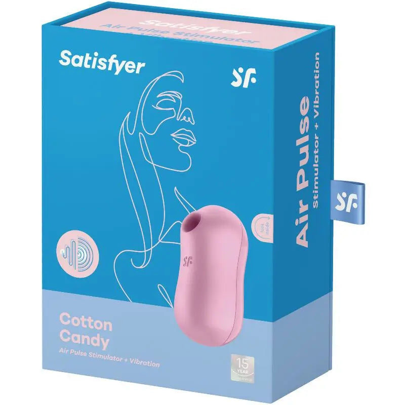 Satisfyer Air Pulse Cotton Candy – stimulátor a vibrátor – fialový