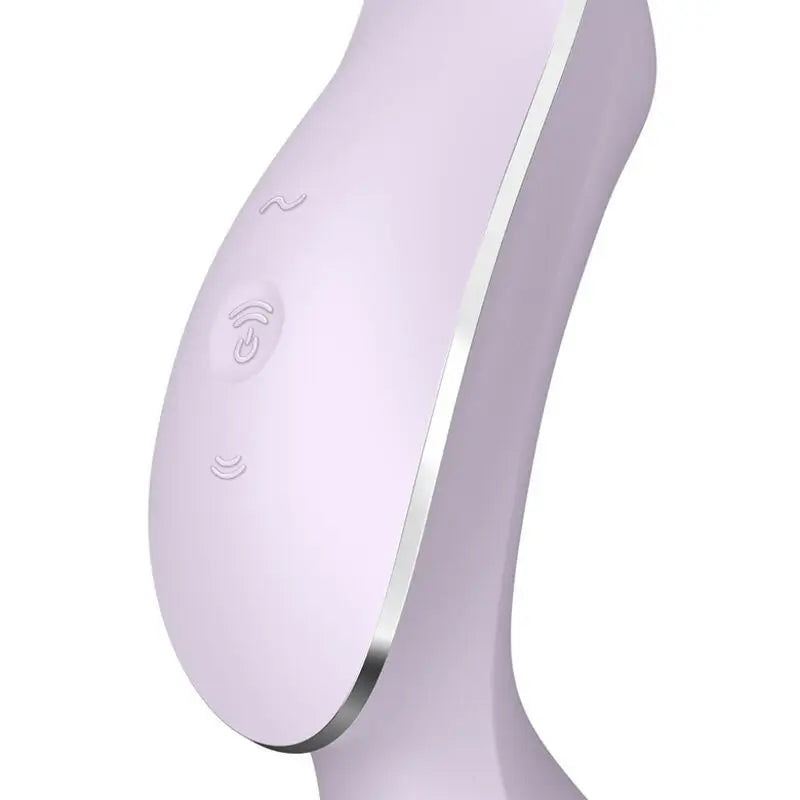 Satisfyer Air Pulse Curvy Trinity 2 – stimulátor a vibrátor – fialový
