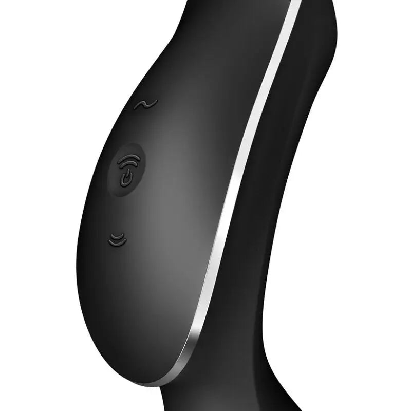 Satisfyer Air Pulse Curvy Trinity 2 – stimulátor a vibrátor – čierny