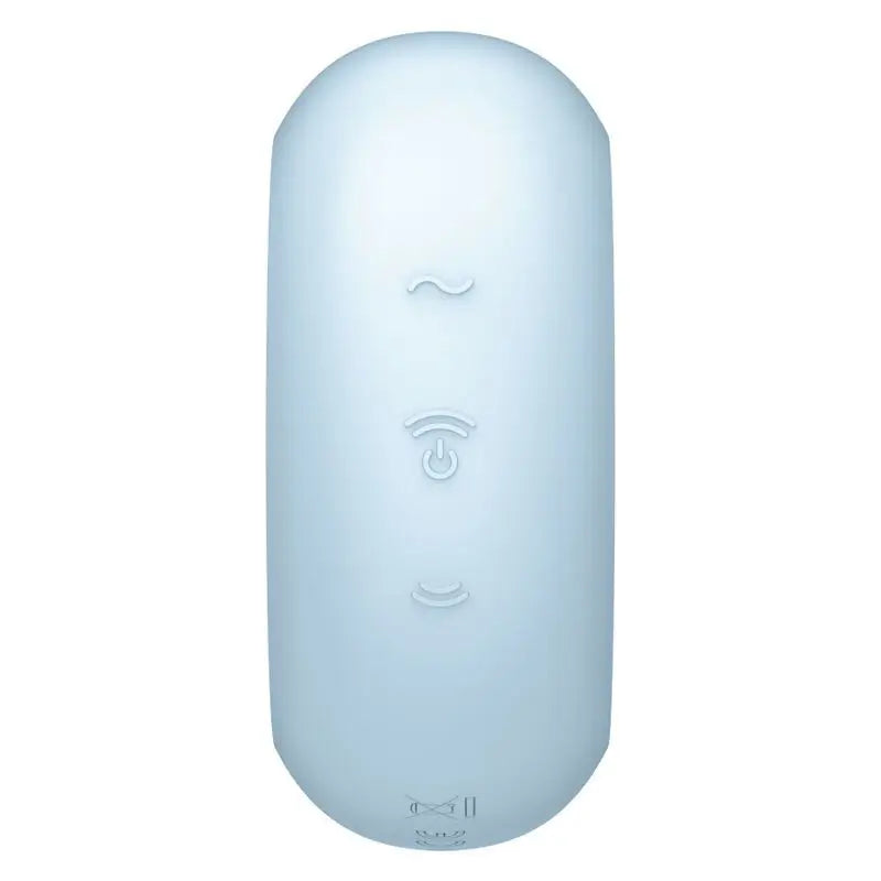 Satisfyer Air Pulse Pro To Go 3 – dvojitý stimulátor a vibrátor – modrý