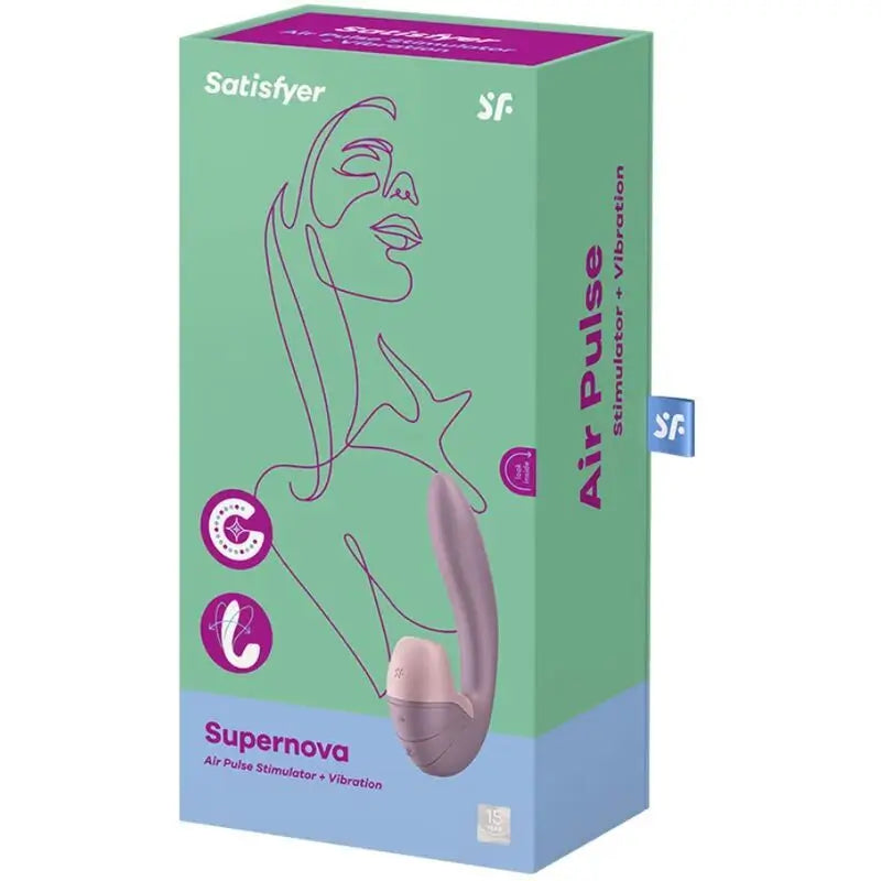 Satisfyer Air Pulse Supernova – stimulátor a vibrátor – ružový