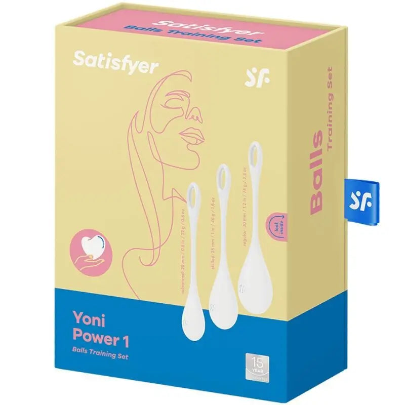 Satisfyer Balls  Yoni Power 1 Tréningová sada – biela
