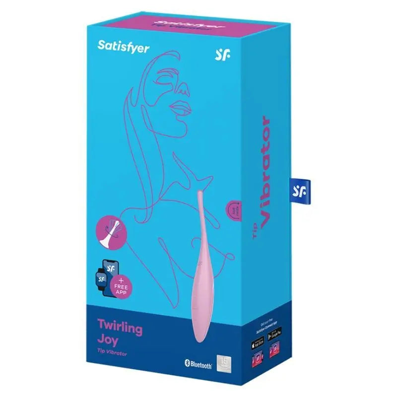 Satisfyer Connect  Twirling Joy Stimulátor klitorisu – ružový