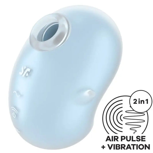 Satisfyer Cutie Ghost – vibračný prístroj Lay-On, svetlo modrý 