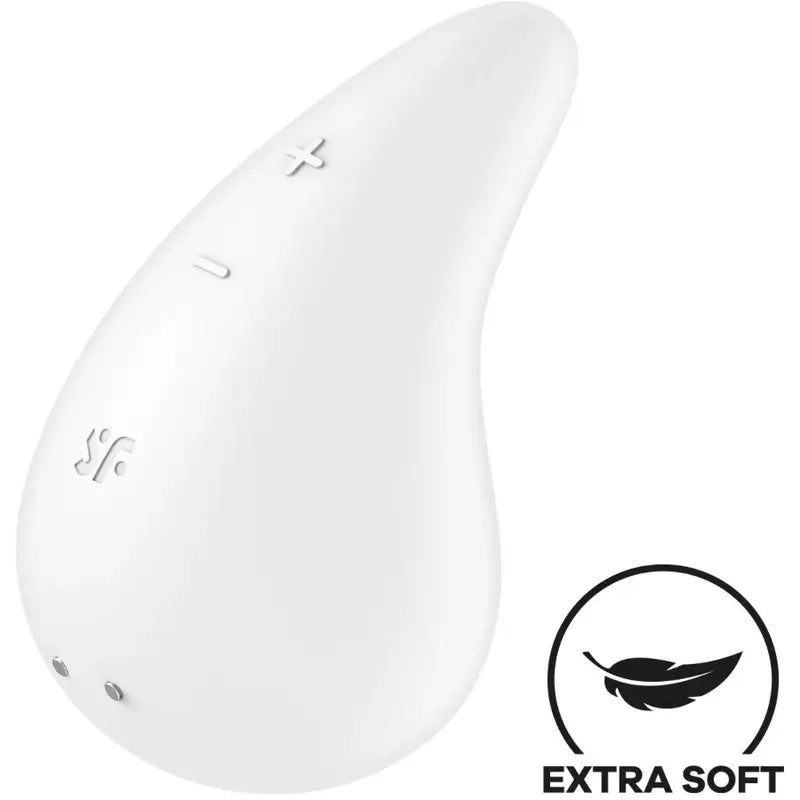 Satisfyer Dew Drop – vibračný prístroj Lay-On, biely 