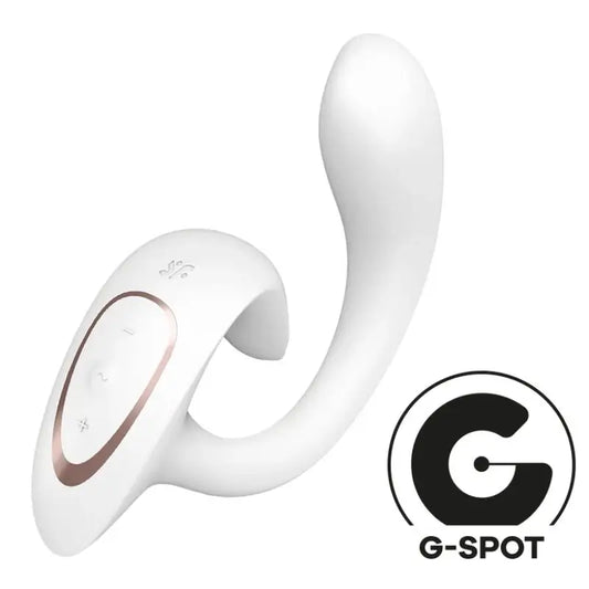 Satisfyer G For Goddess 1 – biely vibrátor typu „rabbit“ 
