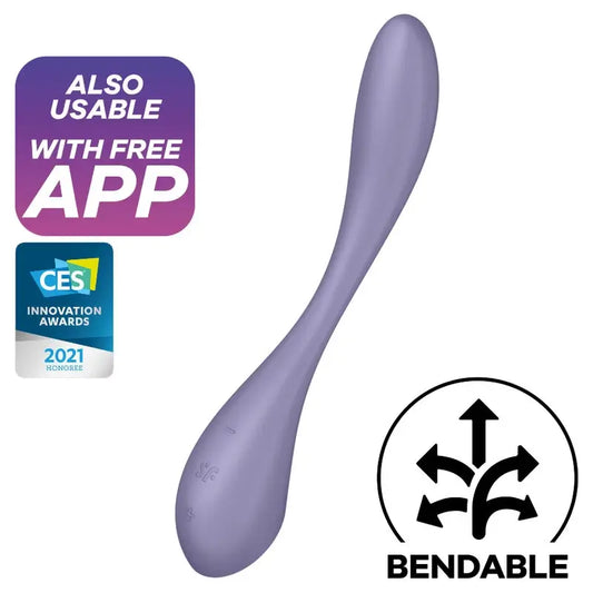 Satisfyer G-Spot Flex 5 Multi vibrátor, fialový 