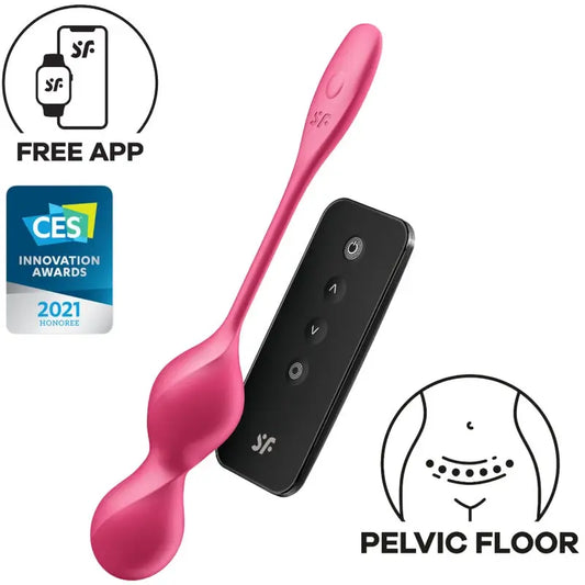 Satisfyer Love Birds 2 vibrujúce Kegelove guličky + bezplatná aplikácia 
