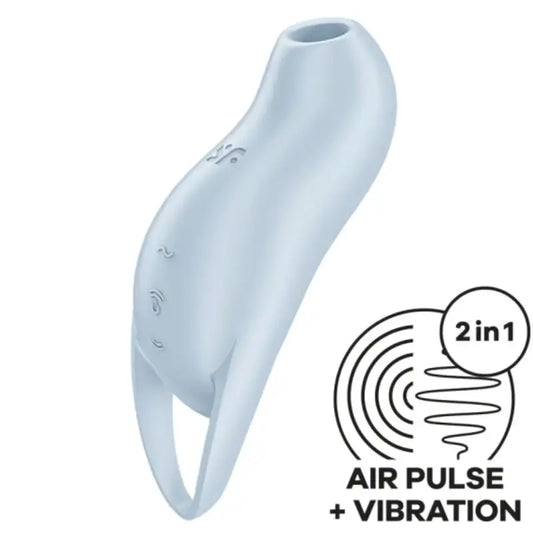 Satisfyer Pocket Pro 1 – stimulátor klitorisu, svetlo modrý 