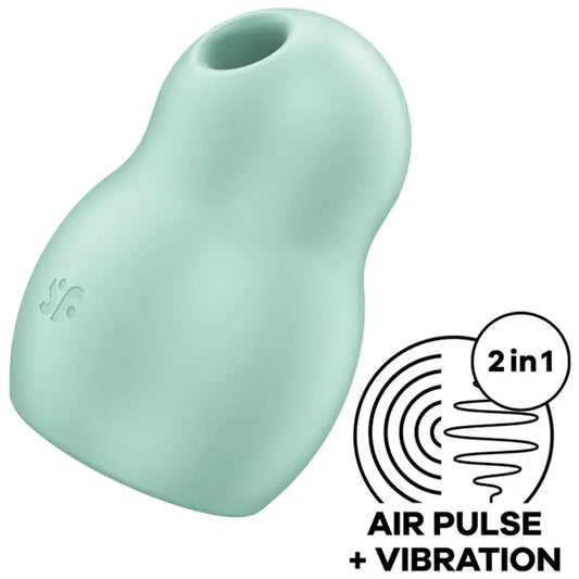 Satisfyer Pro To Go 1 – stimulátor a dvojitý vibrátor, zelený 