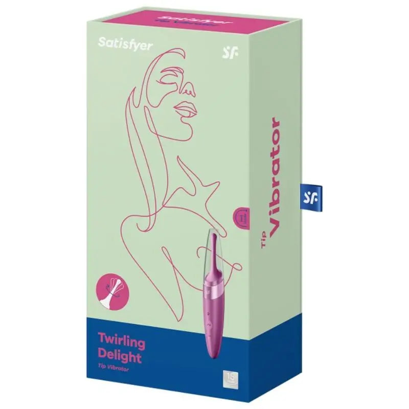 Satisfyer Ring Twirling Delight – stimulátor klitorisu – fialový