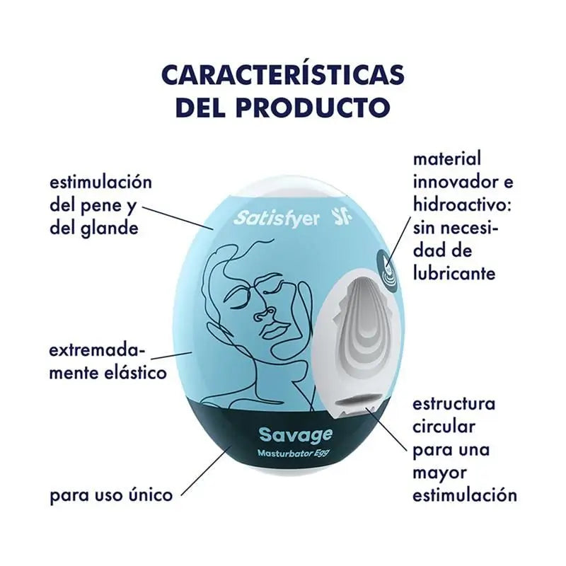 Sada 3 masturbátorov Satisfyer, model Savage