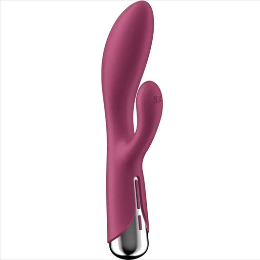 Satisfyer Spinning Rabbit 1 – Stimulácia klitorisu a bodu G, červená 