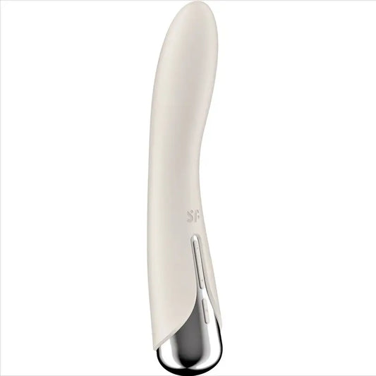 Satisfyer Spinning Vibe 1 – rotačný vibrátor na bod G, béžový 