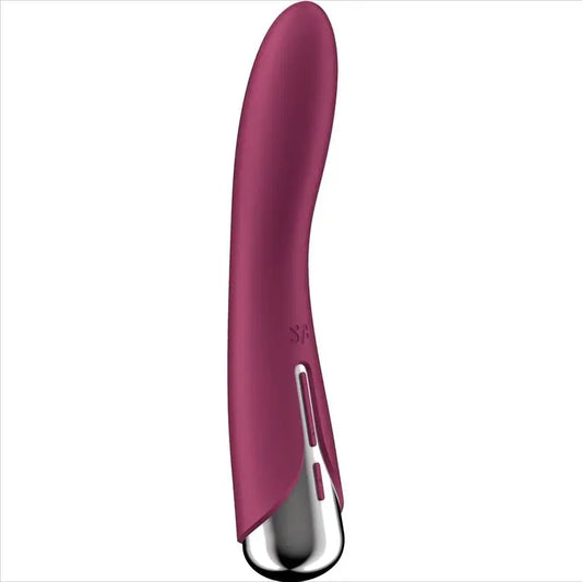 Satisfyer Spinning Vibe 1 – rotačný vibrátor na bod G, červený 