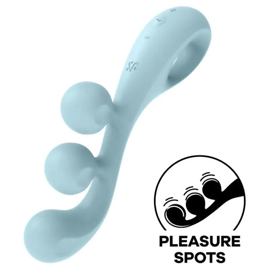 Satisfyer Tri Ball 2 Multi vibrátor – modrý 
