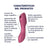 Satisfyer – vibrátor a sací prístroj s trojitou stimuláciou, USB, červený