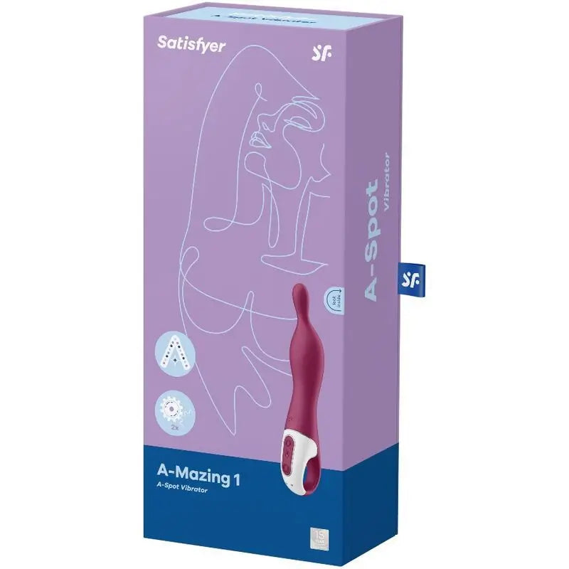 Vibrátor Satisfyer A-Mazing 1 – vibrátor na bod A – Berry