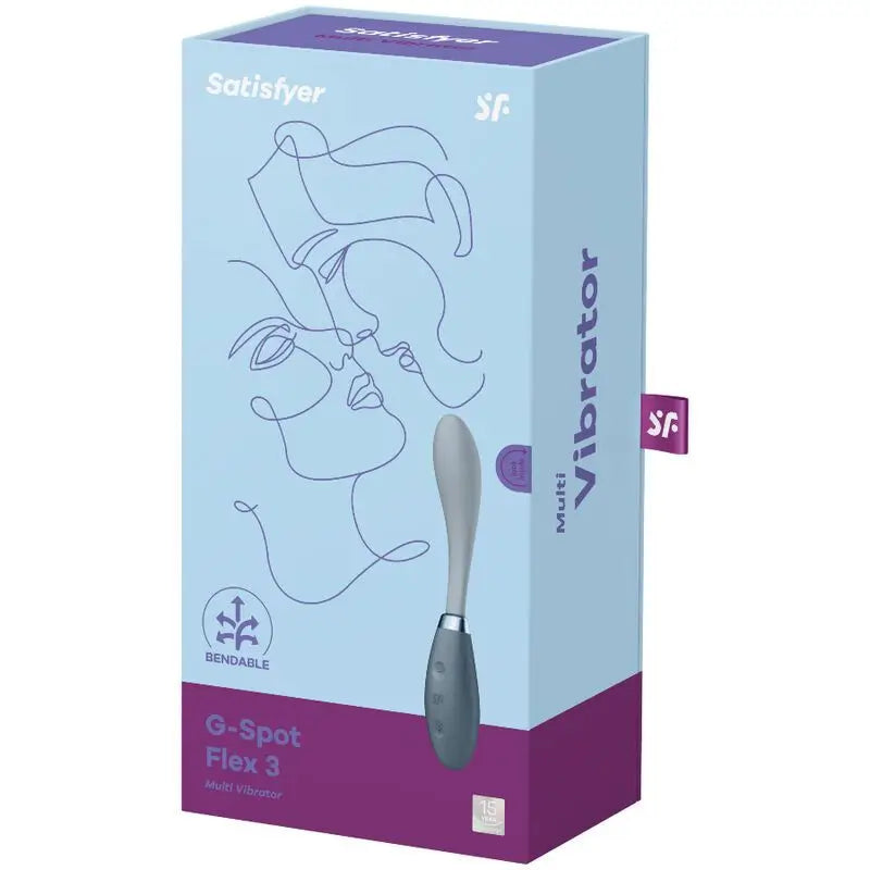 Vibrátor Satisfyer G-Spot Flex 3 Multi – sivý