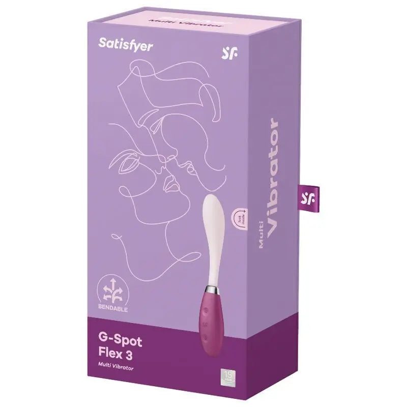 Vibrátor Satisfyer G-Spot Flex 3 Multi – červený