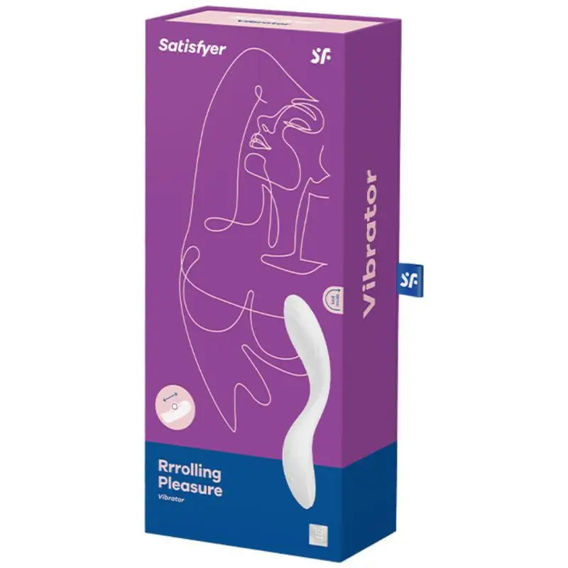 Vibrátor Satisfyer Rrrolling Pleasure na bod G – biely