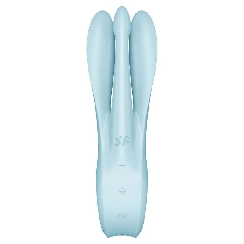 Vibrátor Satisfyer Threesome 1 – modrý