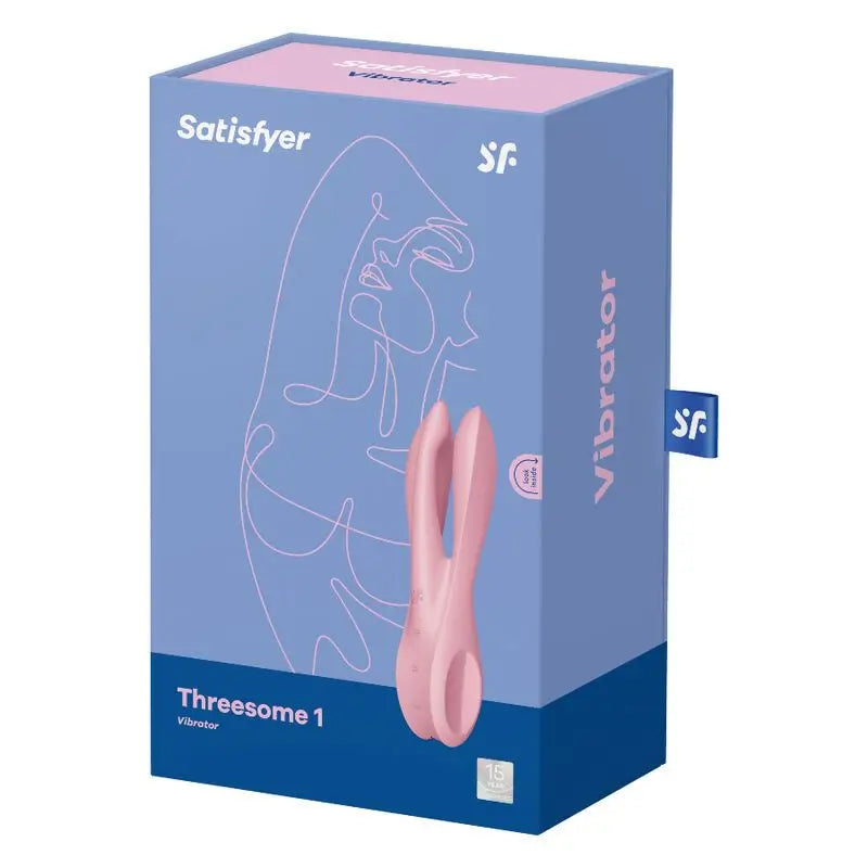 Vibrátor Satisfyer Threesome 1 – ružový