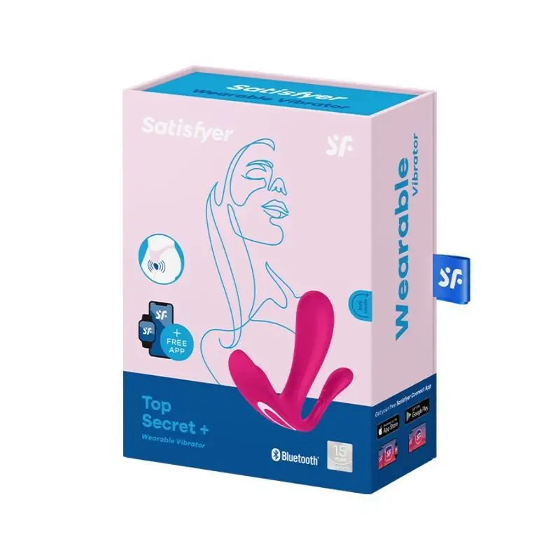 Vibrátor Satisfyer Top Secret + ružový vibrátor