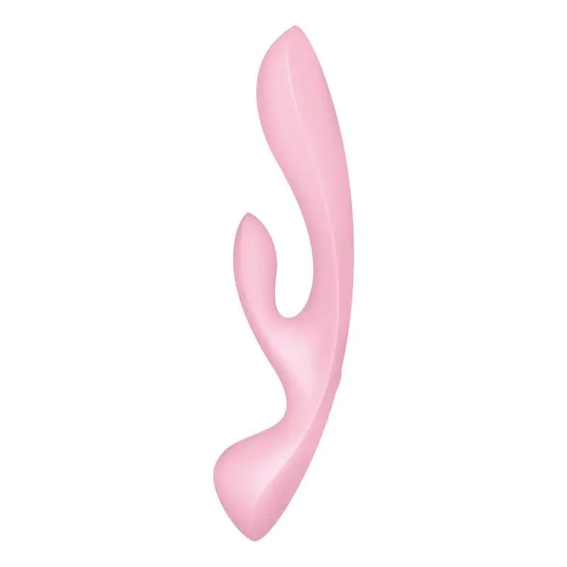Vibrátor Satisfyer  Triple Oh – hybridný vibrátor – červený