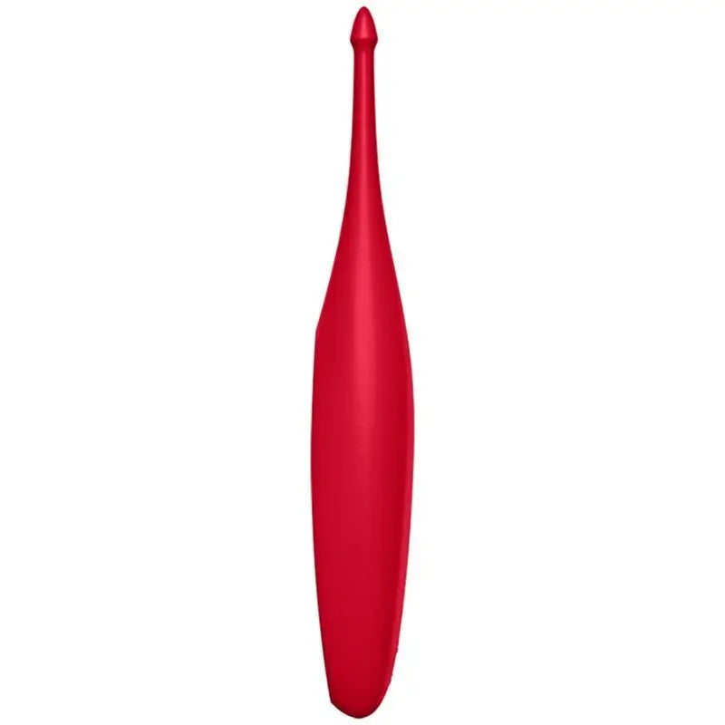Vibrátor Satisfyer Twirling Fun na stimuláciu klitorisu – červený