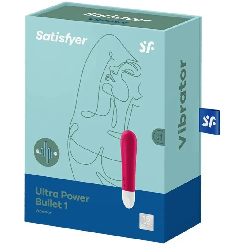 Vibrátor Satisfyer Ultra Power Bullet 1 – červená vibračná guľôčka
