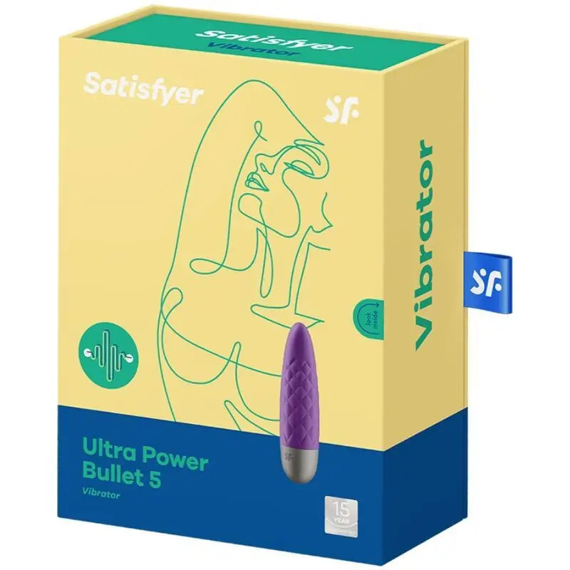 Vibrátor Satisfyer Ultra Power Bullet 5 – fialová vibračná guľôčka