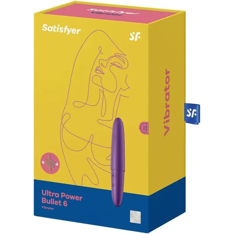Vibrátor Satisfyer Ultra Power Bullet 6 – fialová vibračná guľôčka