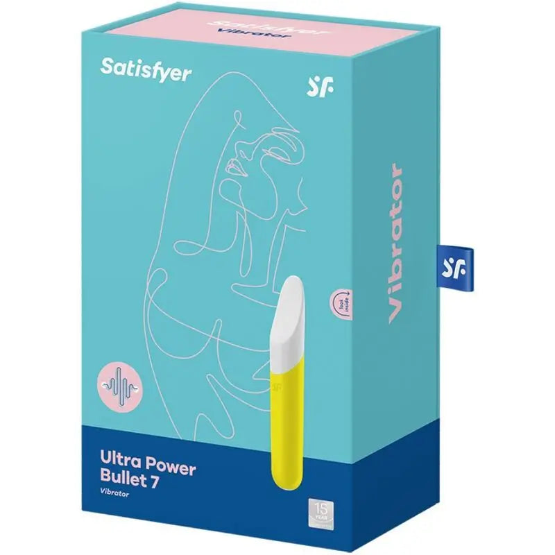 Vibrátor Satisfyer Ultra Power Bullet 7 – žltá vibračná guľôčka