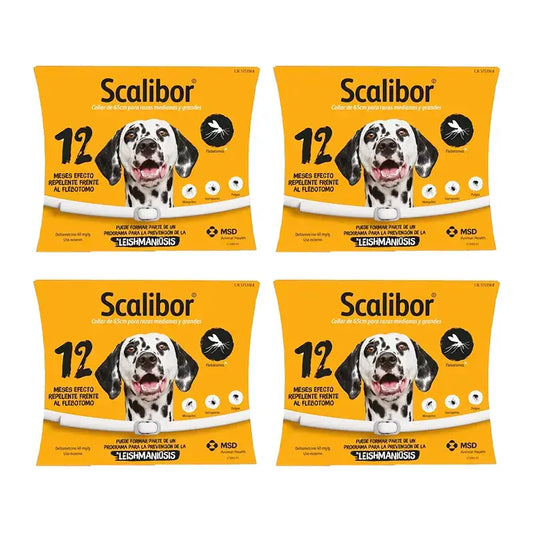 Scalibor – obojok proti parazitom pre psov, 65 cm, balenie po 4 kusoch