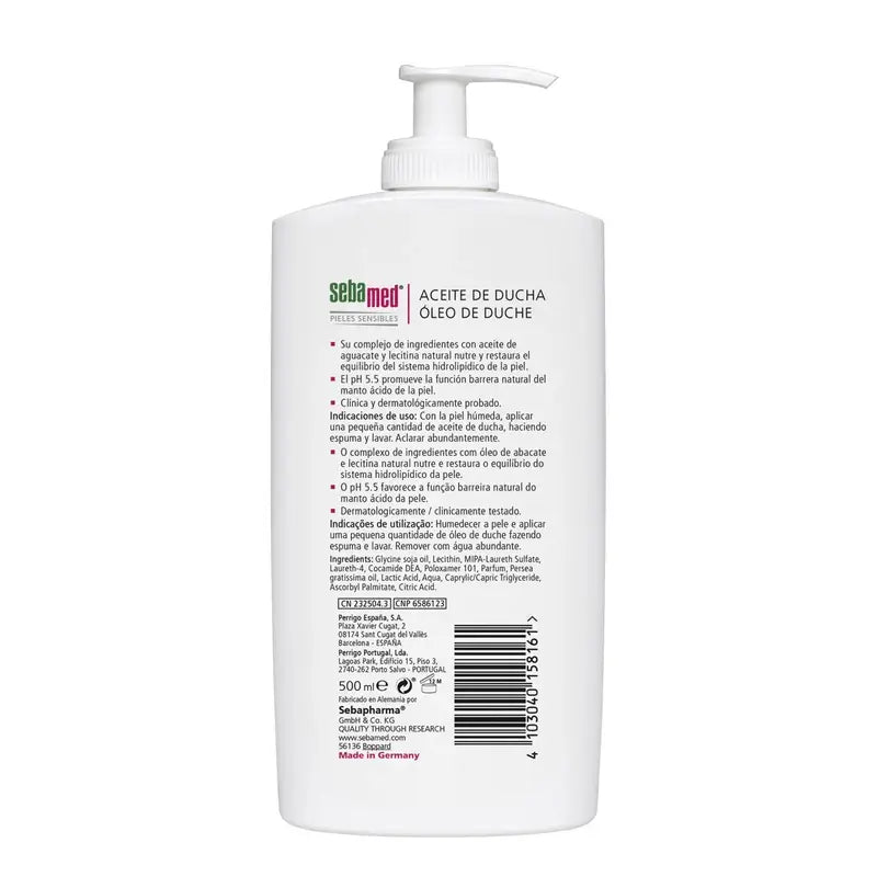 SEBAMED Sprchový olej 500 ml
