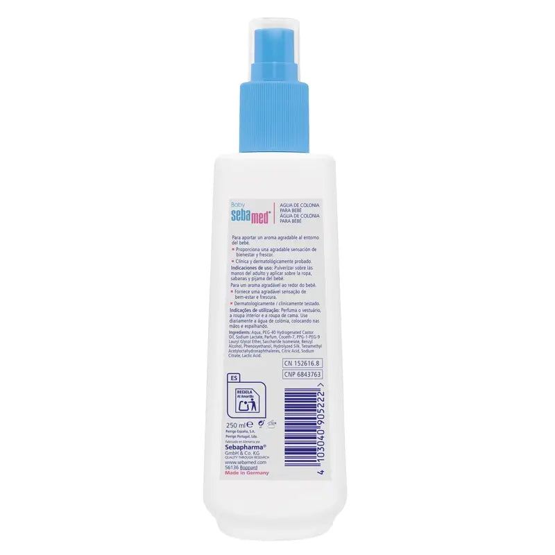 SEBAMED Baby Kolínska voda bez alkoholu 250 ml