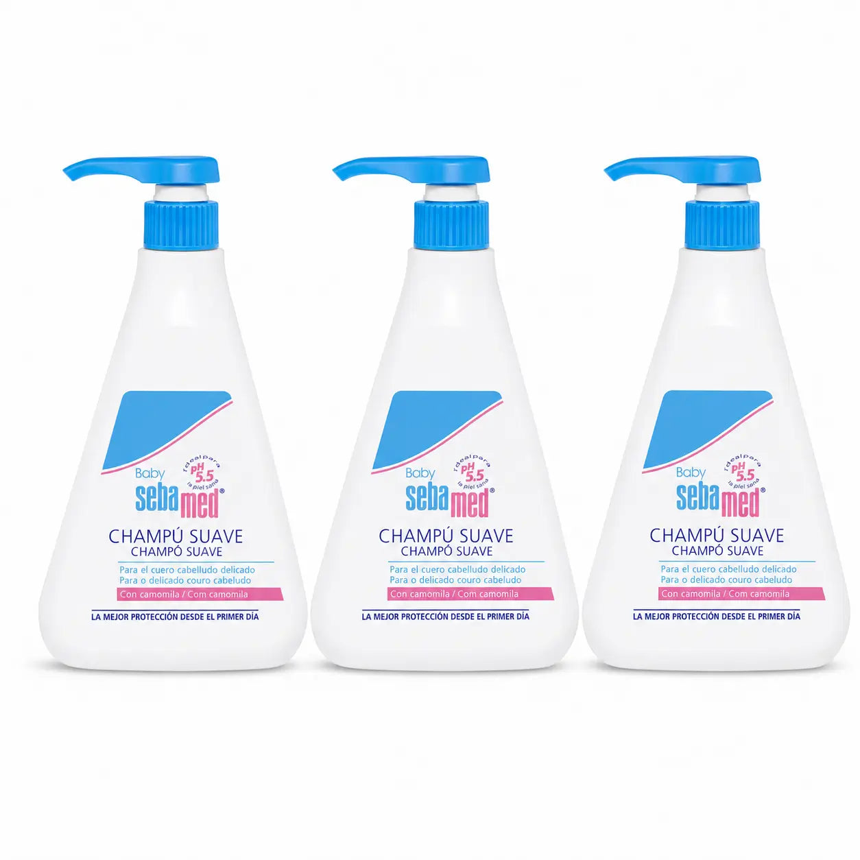 Sebamed Baby jemný šampón 500 ml, balenie po 3 ks