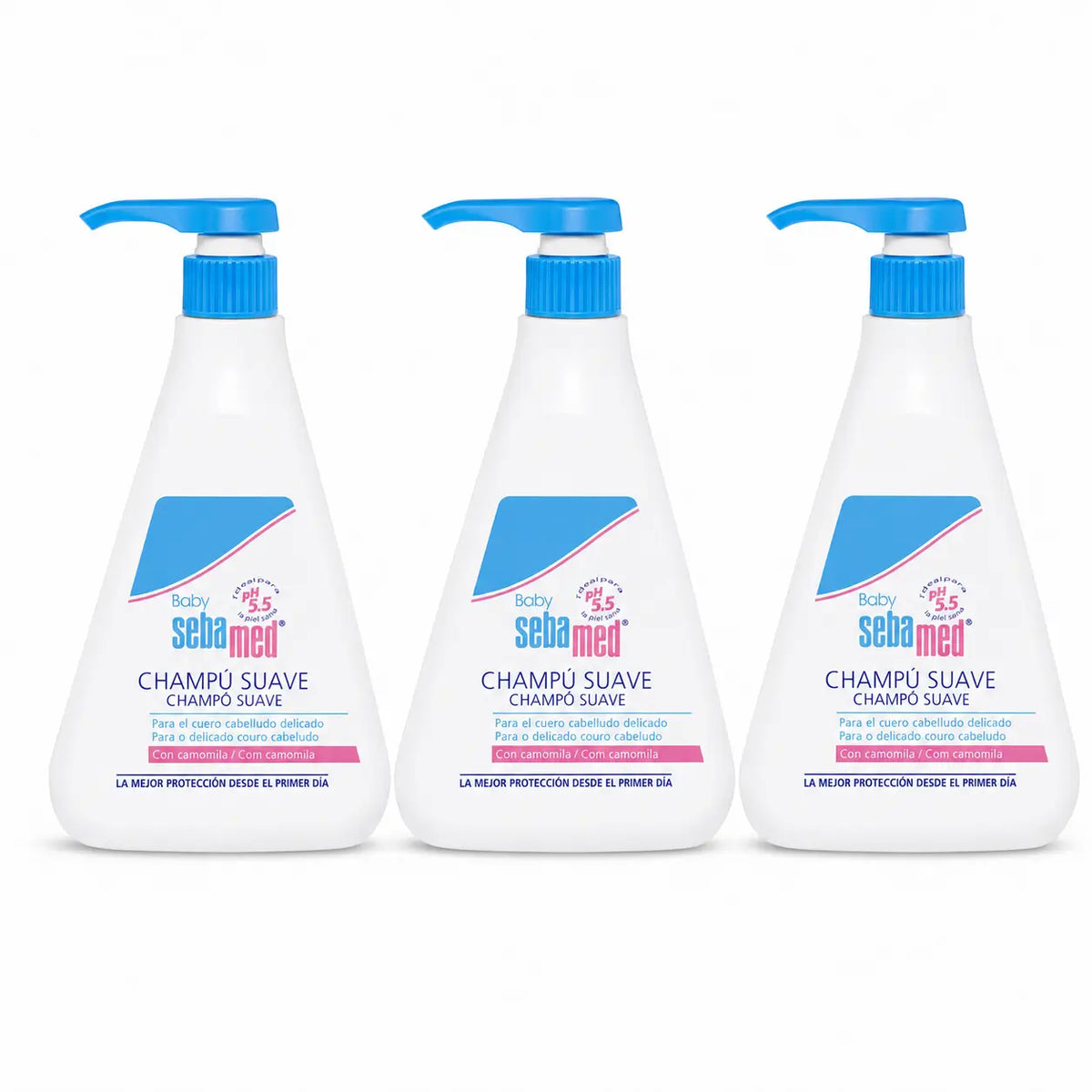Sebamed Baby jemný šampón 500 ml, balenie po 3 ks