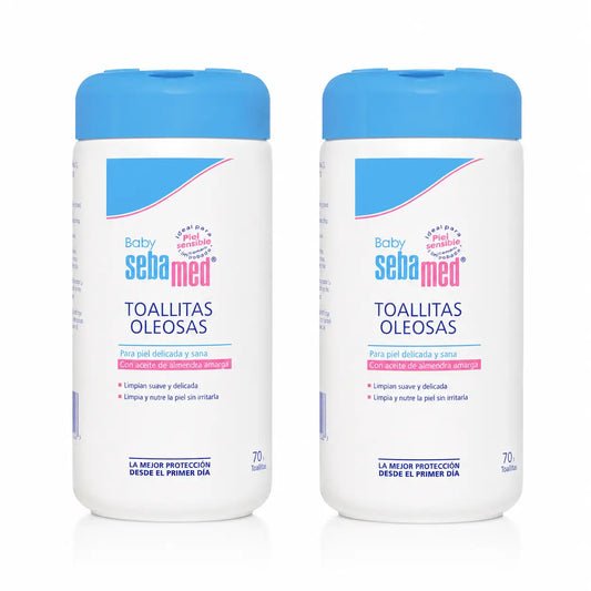 Sebamed Baby olejové utierky, 70 kusov, balenie po 2