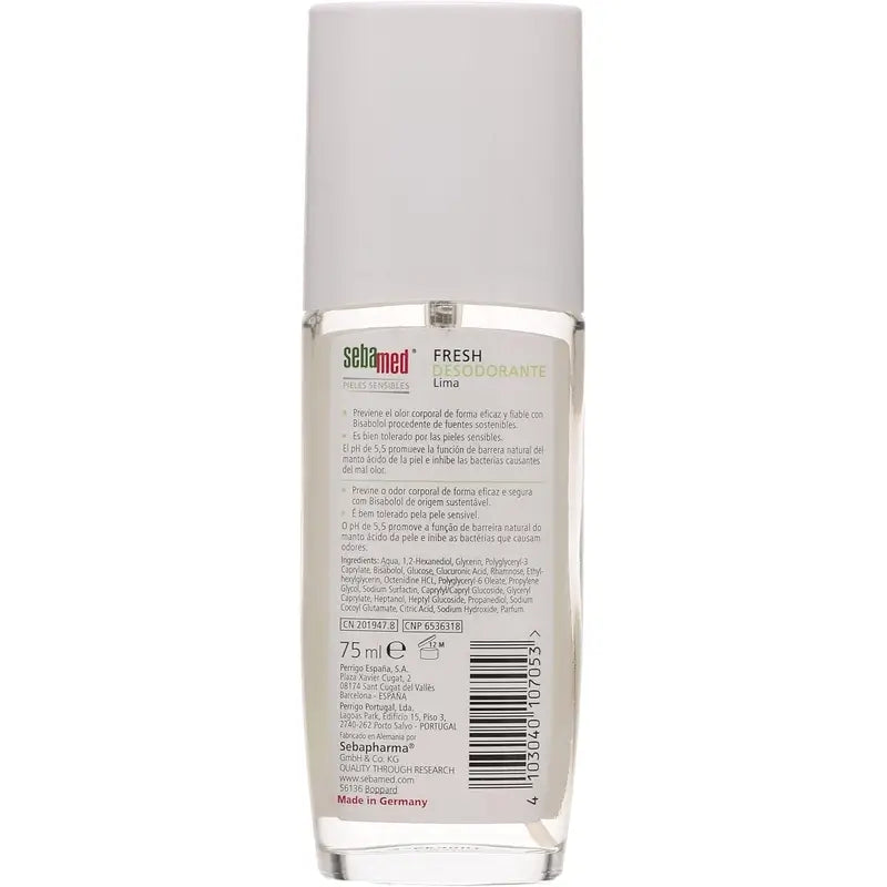 SEBAMED Dezodorant s 24-hodinovou účinnosťou, rozprašovač, 75 ml