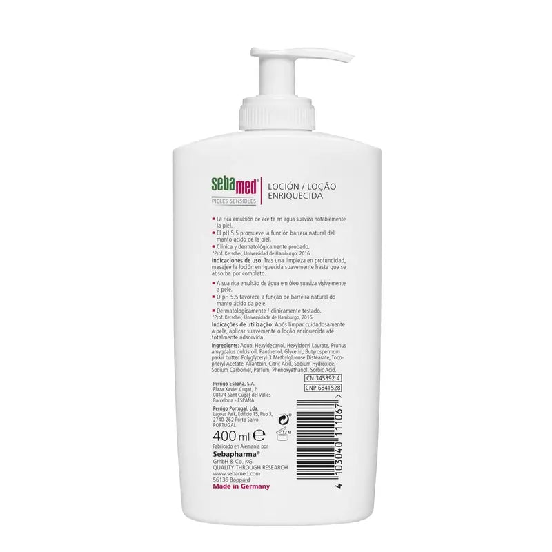 SEBAMED Obohatená pleťová voda 400 ml