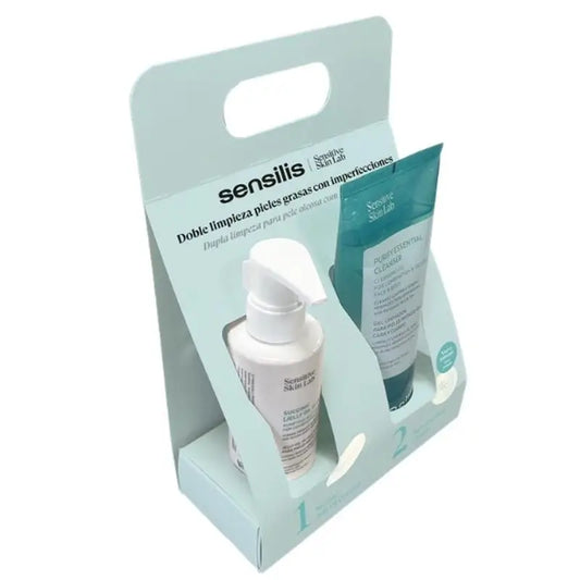 Sensilis Balíček na starostlivosť o pleť Purify + Succinic, 150 ml + 200 ml 